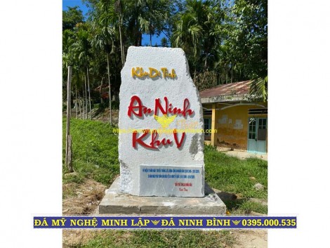 Biển Hiệu Đá Khiu Di Tích An Ninh Khu V