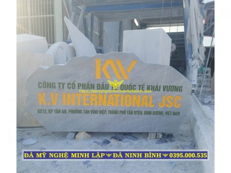 Biển Hiệu Đá Tự Nhiên Công Ty KV