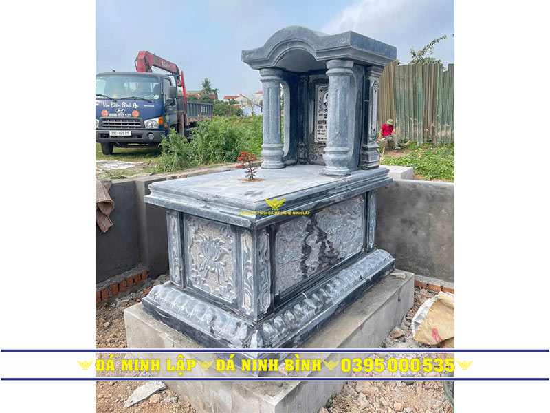 Đá xanh Ninh Bình làm mộ đá mái vòm