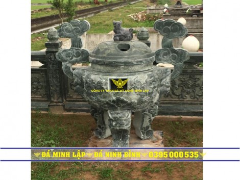 Đỉnh hóa vàng, lư hóa vàng mã bằng đá