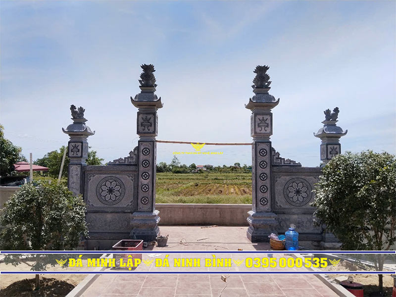 hạng mục cổng đá nhà thờ họ ninh bình
