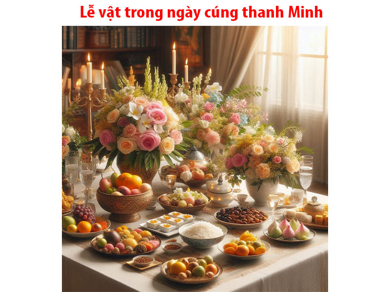 lễ vật trong ngày cúng thanh Minh