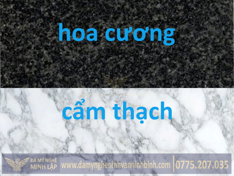 Phân biệt mộ đá hoa cương và mộ đá cẩm thạch