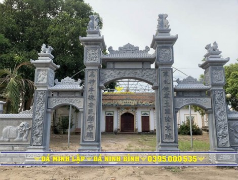 Cổng tam quan đá 04