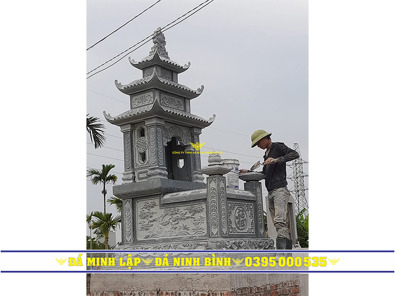 đơn vị thi công mộ đá 3 mái uy tín thi công mộ đá 3 mái tại ninh bình