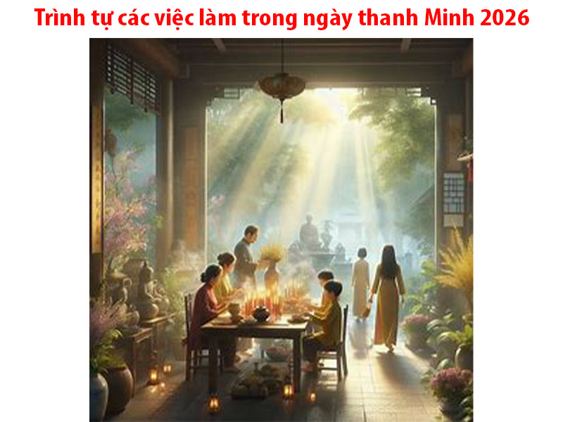 trình tự các việc làm trong ngày thanh minh 2026 trình tự các việc làm trong ngày thanh minh 2026