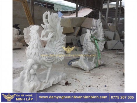 Tượng Đá Con Gà Trống