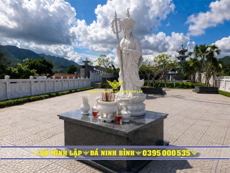 Tượng Đá Địa Tạng Vương Bồ Tát 1