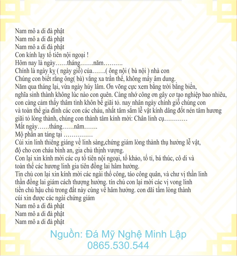 bài cúng giỗ ông bà nội tại nhà ngắn bài cúng giỗ ông bà nội tại nhà ngắn