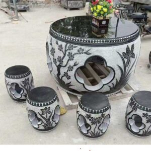 Bàn Ghế Đá BGD11