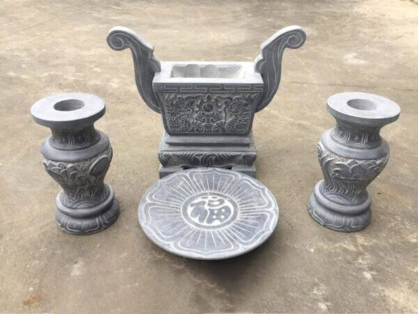 Bát hương đá 6