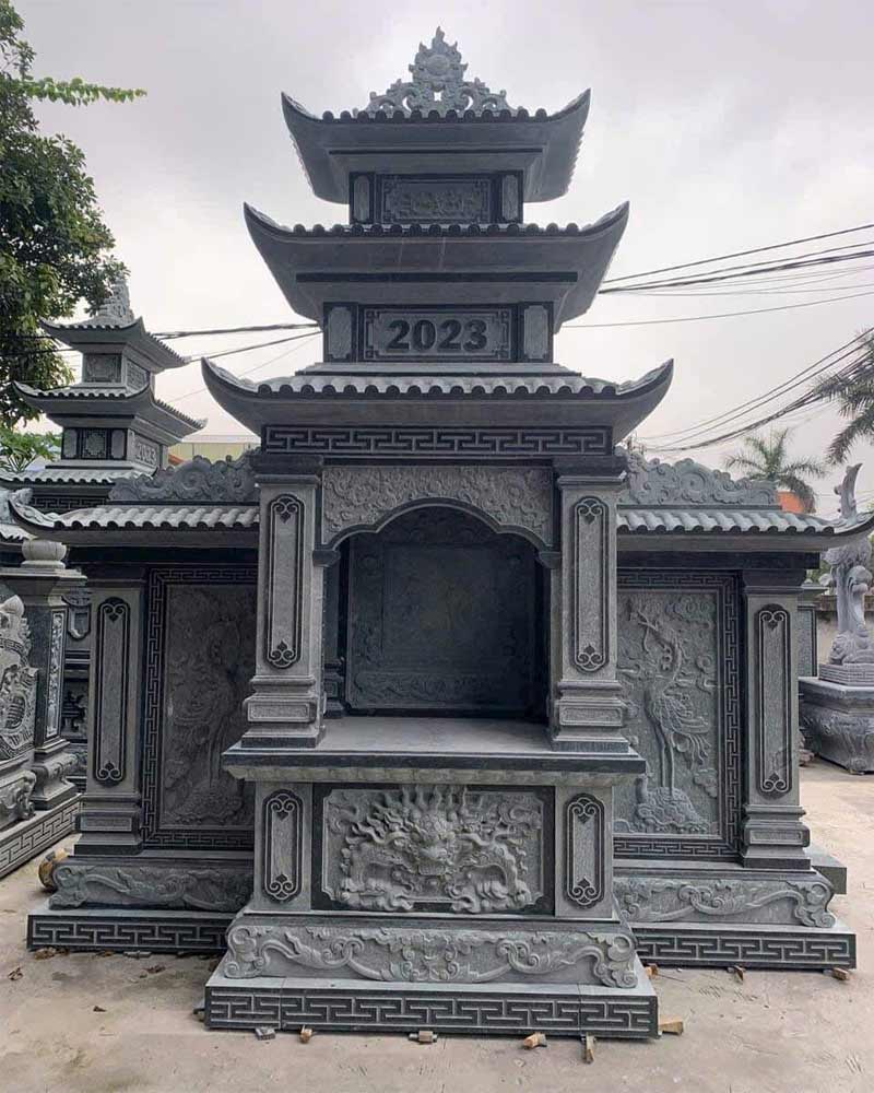 Lăng mộ đá đẹp xanh rêu đá Ninh Bình