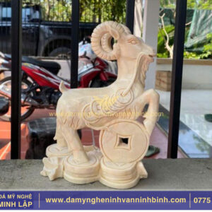 Tượng Đá Con Dê TDD1