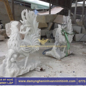 Tượng Đá Con Gà Trống