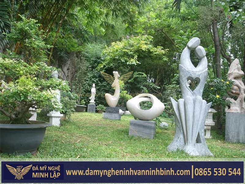 tượng đá trừu tượng đẹp đá mỹ nghệ Ninh Bình