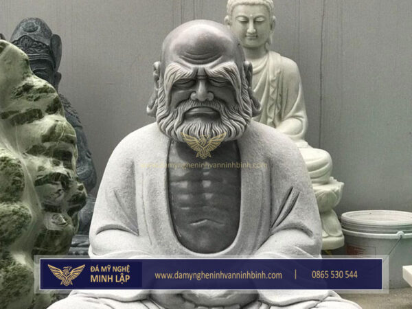 Tượng Đạt Ma Sư Tổ Bằng Đá ML02