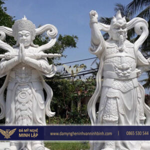 Tượng Tiêu Diện Hộ Pháp Bằng Đá ML03