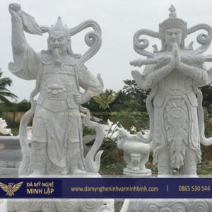 Tượng Tiêu Diện Hộ Pháp Bằng Đá ML01