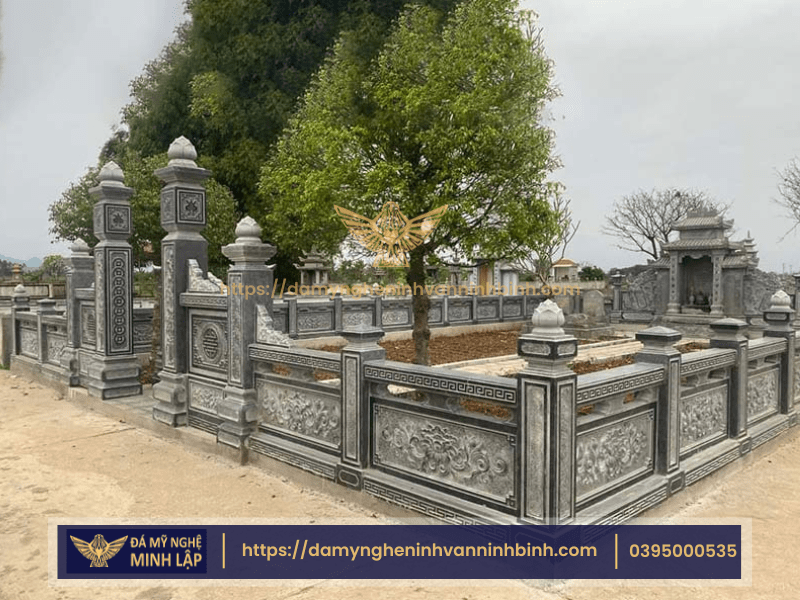 Đặt lan can quanh lăng mộ - Những lưu ý đặt lan can quanh lăng 