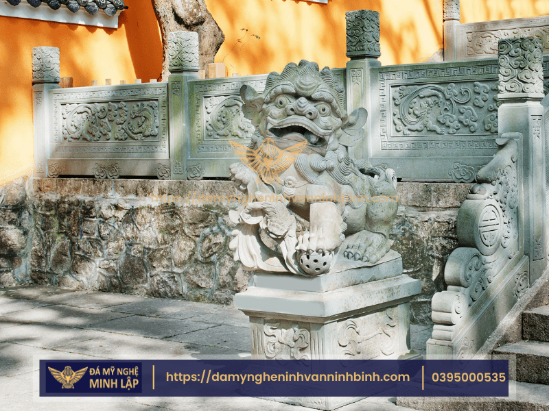 Nên Chọn linh vật phong thủy nào trước lăng mộ? 4 Nghê đá – Linh vật trấn giữ cổ truyền