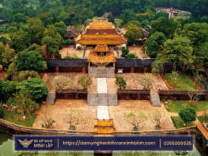 Ảnh Mô Tả Lăng Mộ Vua Tự Đức Tại Đá Mĩ Nghệ Minh Lập