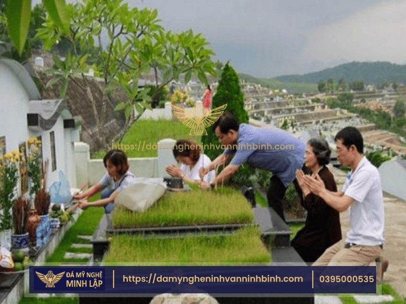 Ảnh Mô Tả Văn Khấn Tảo Mộ Cuối Năm Tại Đá Mỹ Nghệ Minh Lập