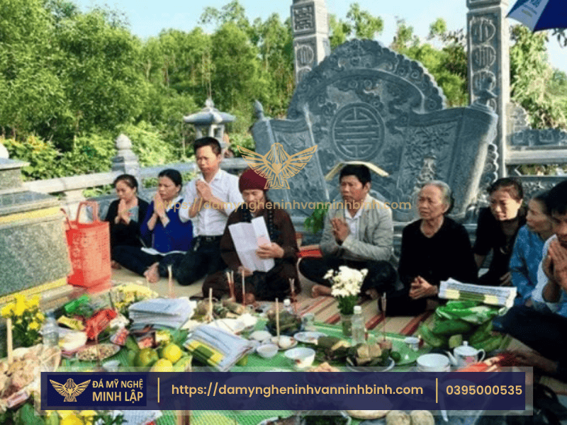 Bài cúng lễ 100 ngày cho người mất: Bài cúng và những điều cần làm 2 Ảnh Mô Tả Bài Cúng Lễ 100 Ngày Tại Đá Mỹ Nghệ Minh Lập