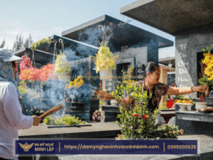 Ảnh Mô Tả Văn Khấn Tảo Mộ Cuối Năm Tại Đá Mỹ Nghệ Minh Lập