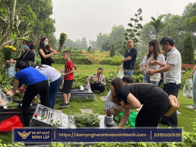 Ảnh Mô Tả Văn Khấn Tảo Mộ Cuối Năm Tại Đá Mỹ Nghệ Minh Lập