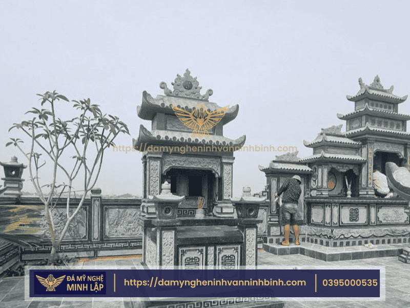 Đá Xanh đen – Chất Liệu Vàng Cho Lăng Mộ Đá
