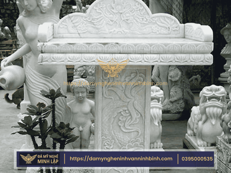 Ứng Dụng Đá Trắng Tự Nhiên Trong Âm Thờ