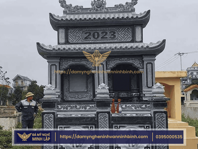 Ứng Dụng Đá Xanh Đen Trong Lăng Mộ