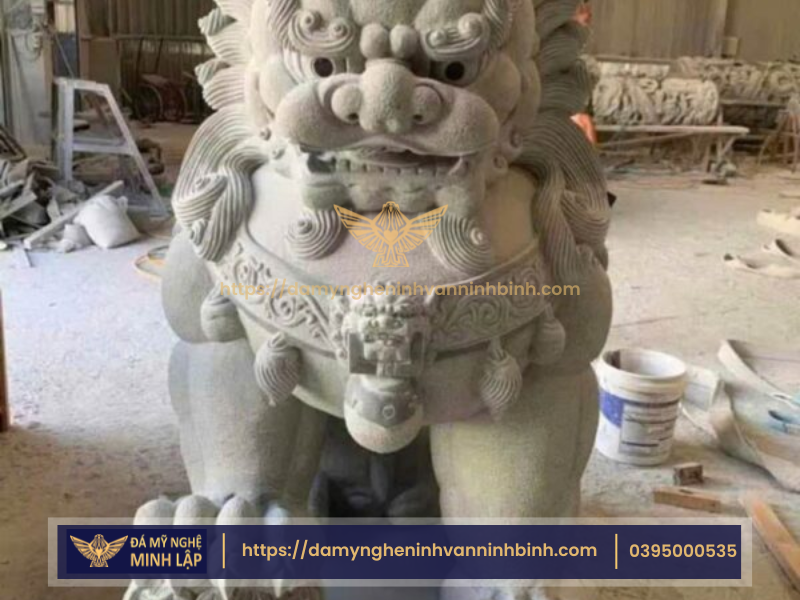 Tượng Nghê Đá NĐ3 tại Đá Minh Lâp