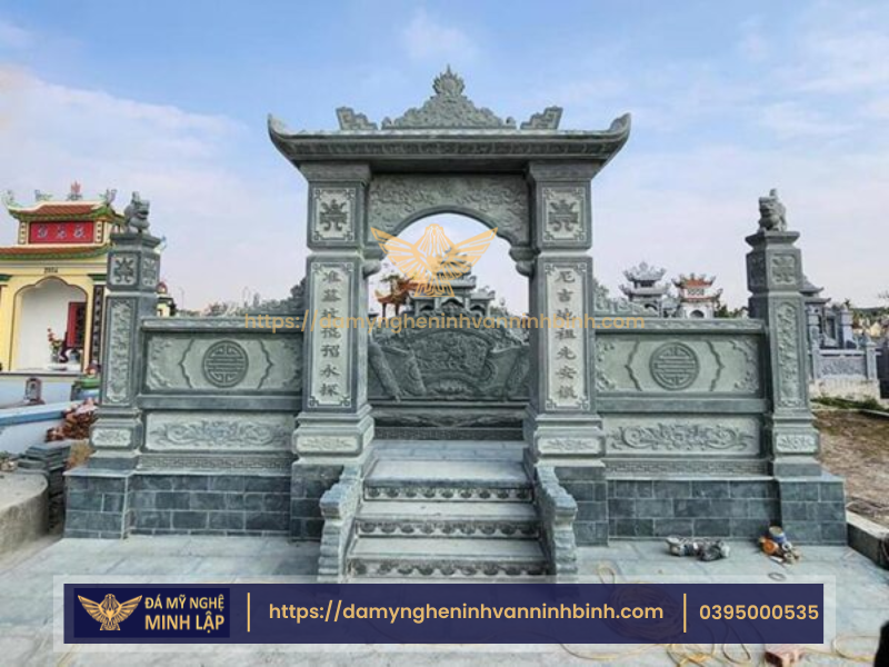 Cổng đá CĐ01 tại Đá Minh Lập