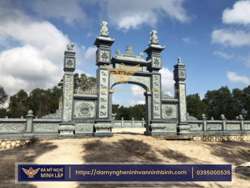 Mẫu Cổng đá CĐ05 tại Đá Minh Lập