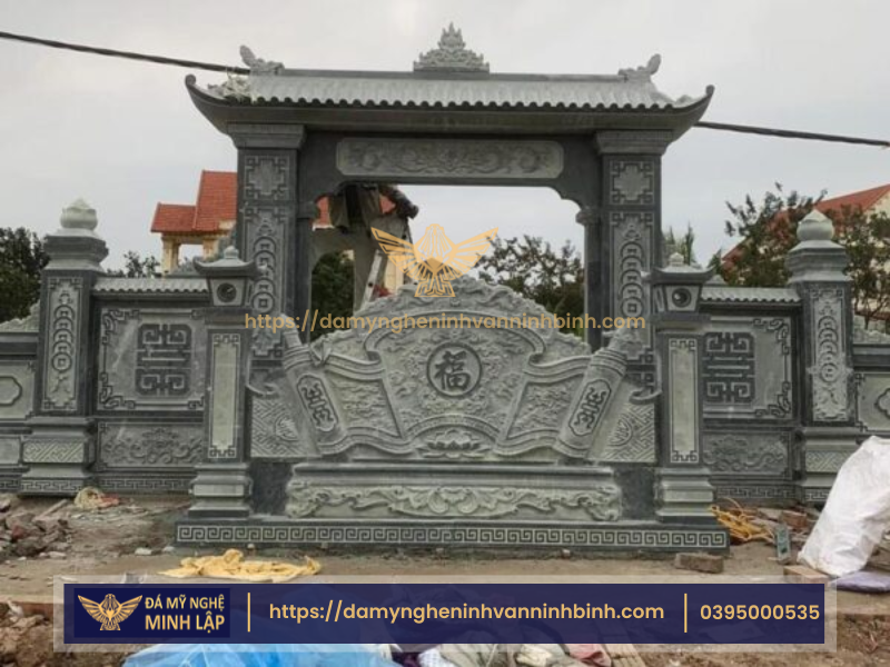Cổng đá CĐ06 tại Đá Minh Lập