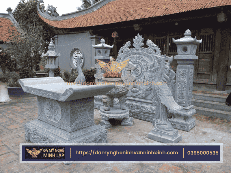 Vai trò của đá mỹ nghệ trong nghi lễ cúng giỗ đầu